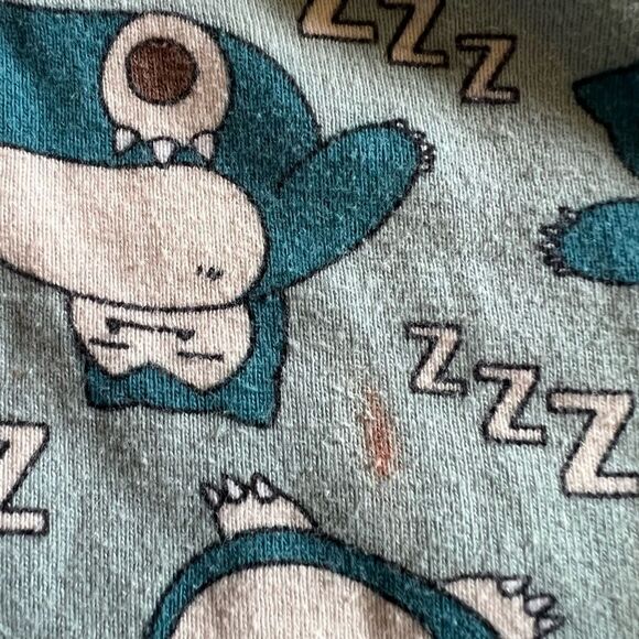 Pokemon Blue and White Short Sleeve PJ Top - Picture 2 of 4